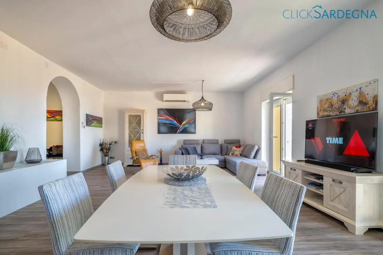 Апартаменты Tudor Flat Sea View With Wifi Unlimited, Next To The Sea Альгеро