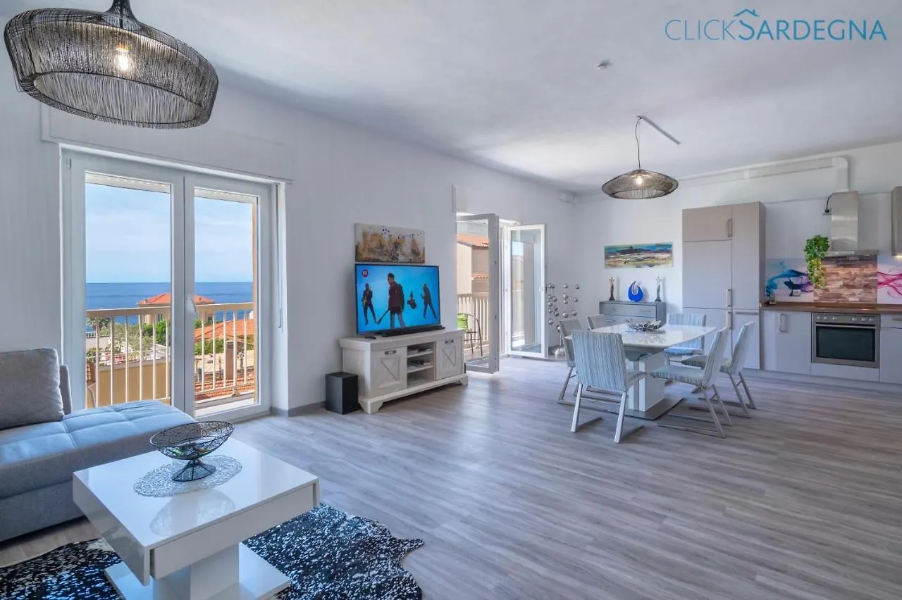 Appartamento Alghero con vista mare piano centro per 6 persone posto auto
