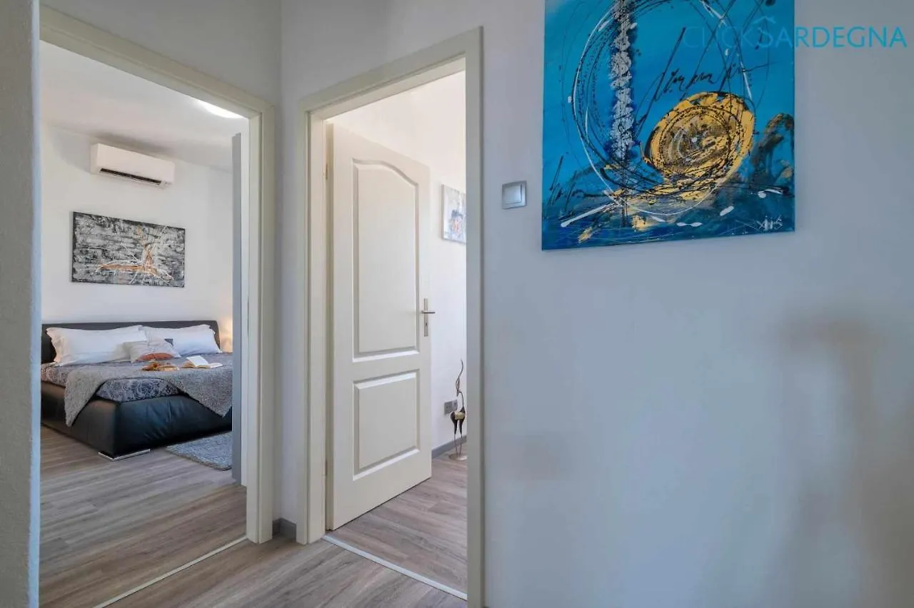 Appartamento Alghero con vista mare piano centro per 6 persone posto auto Italia