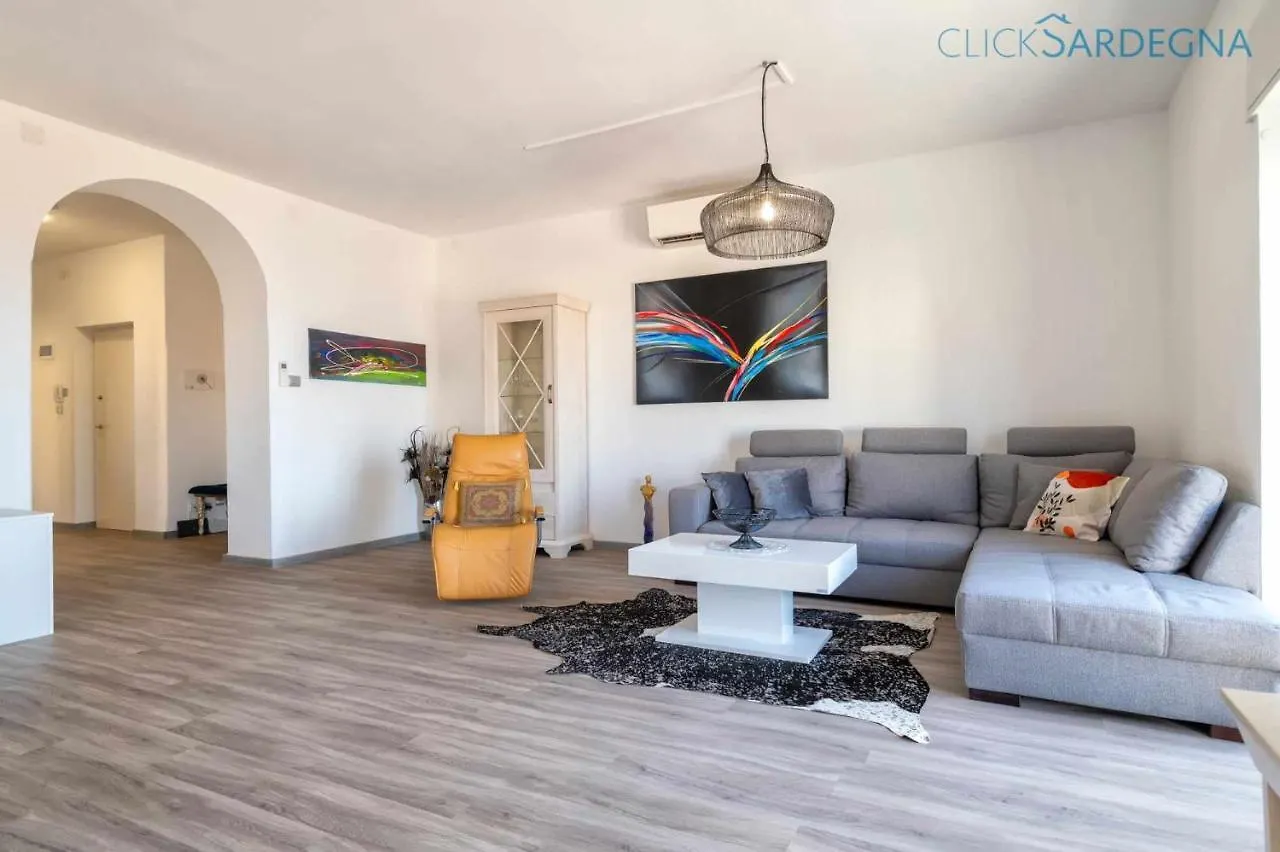 Appartamento Alghero con vista mare piano centro per 6 persone posto auto Italia